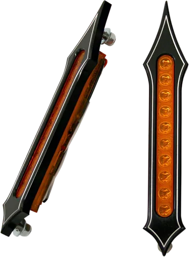 Accutronix Night Series Tribal Slotted Amber LED Bag Lights