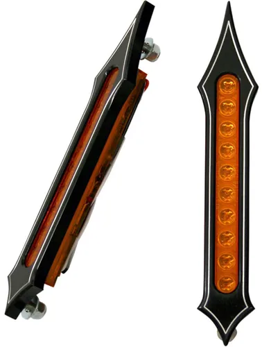 Accutronix Night Series Tribal Slotted Amber LED Bag Lights