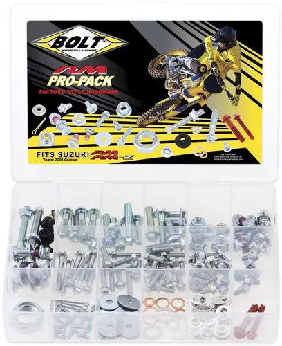 Bolt Suzuki RM RMZ Pro Pack Hardware Kit
