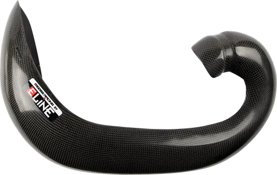 Moose Racing Black Carbon Fiber Pipe Guard