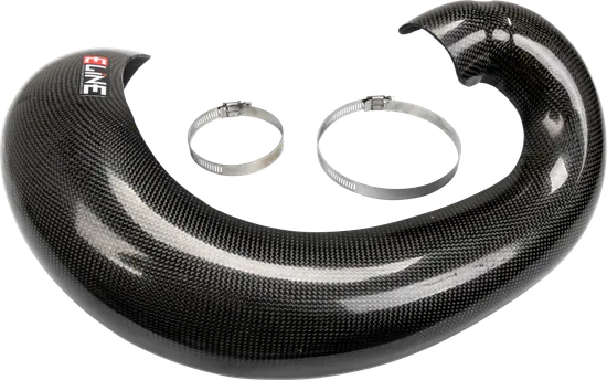 E-Line Carbon Fiber Exhaust Header Pipe Heat Shield
