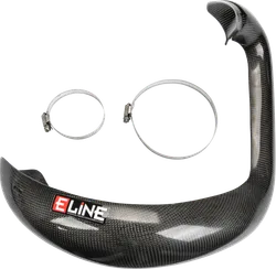 E-Line Carbon Fiber Exhaust Header Pipe Heat Shield