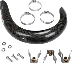 E-Line Carbon Fiber Exhaust Header Pipe Heat Shield
