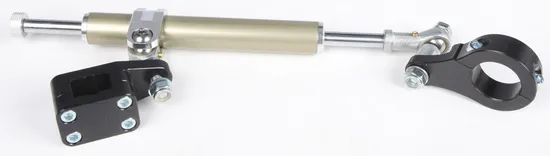 Streamline Rebuildable 11 Position Steering Stabilizer Damper Black