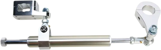 Moose Silver 7 Way Rebuildable Steering Dampener Stabilizer