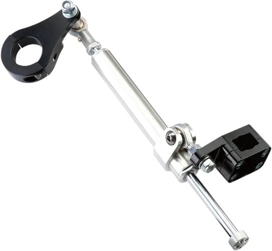 Moose Black 7 Way Rebuildable Steering Damper Stabilizer