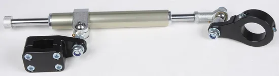 Streamline Rebuildable 7 Position Steering Stabilizer Damper Black