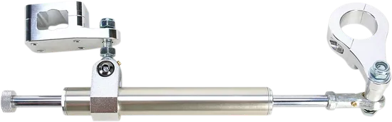 Moose Silver 7 Way Rebuildable Steering Dampener Stabilizer