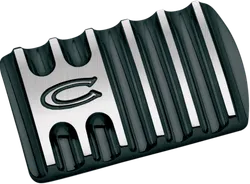 Covington Brake Pedal Cover Pad Finned Gloss Black