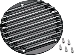Covington Derby Cover Black Finned with Mount Hardware