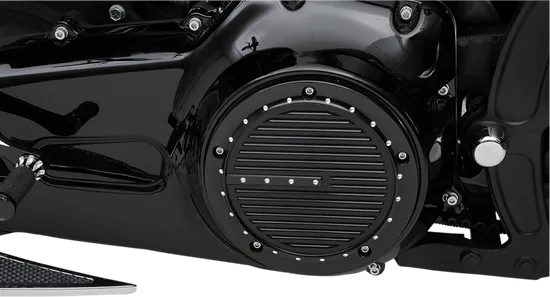 Covington Derby Cover Black Dimpled with Mount Hardware