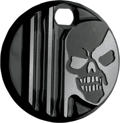 Covington Gas Petrol Fuel Door Machine Head Gloss Black Billet