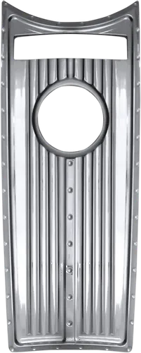 Covington Custom Dash Insert Panel Chrome Dimpled