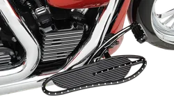 Covington Driver Floorboards Pair Dimpled Gloss Black