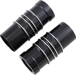 Covington Billet Fork Leg Bells Covers Ripper Black Pair