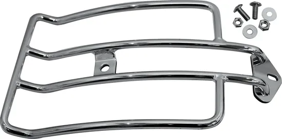 Harddrive Chrome Solo Luggage Storage Rack w 200mm Tire 1