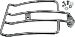 Harddrive Chrome Solo Luggage Storage Rack w 200mm Tire