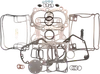 Cometic Top End Gasket Kit 3.5in Bore