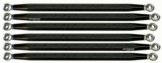 Modquad Black Hex Rear Radius Rods 72in.