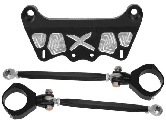 Modquad Front Upper Shock Tower Mount Brace Support Kit Black
