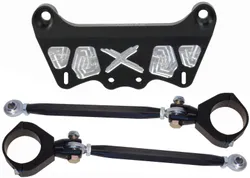 Modquad Front Upper Shock Tower Mount Brace Support Kit Black