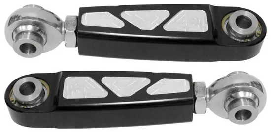 Modquad Billet Aluminum Adjustable Rear Sway Bar Link Black