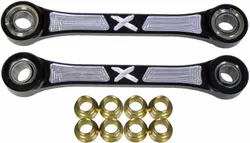 Modquad Billet Aluminum Adjustable Rear Sway Bar Link Black