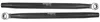 Modquad 64in Aluminum Elite Series Hex Tie Rods Black Pair