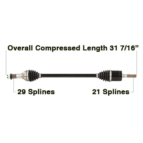 Tytaneum Heavy Duty Front Left CV Axle