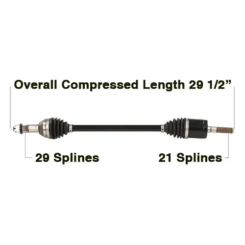 Tytaneum Heavy Duty Front Left CV Axle