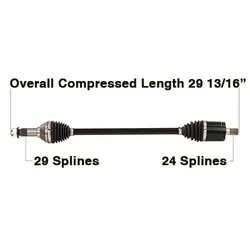 Tytaneum Heavy Duty Front Left or Right CV Axle