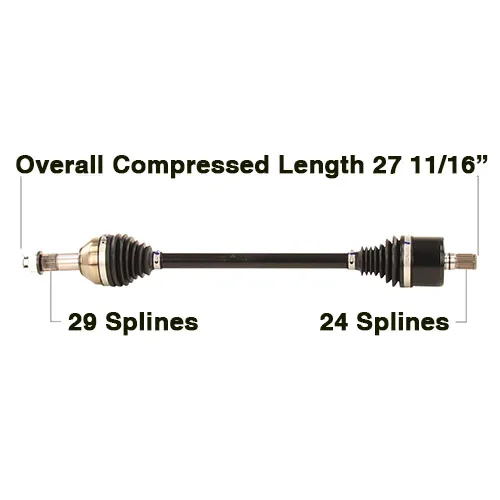 Tytaneum Heavy Duty Rear Left or Right CV Axle