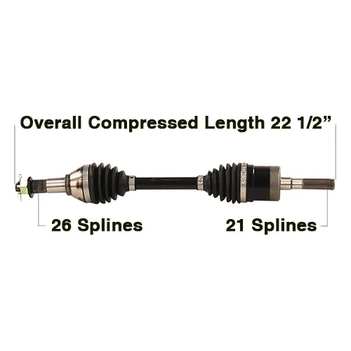 Tytaneum Heavy Duty Front Right CV Axle