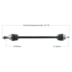 Tytaneum Replacement CV Axle Front Right