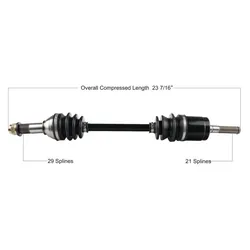 Tytaneum Replacement CV Axle Front Left