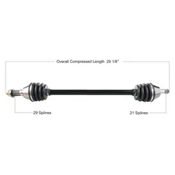 Tytaneum Replacement CV Axle Front Right