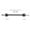 Tytaneum Replacement CV Axle Front Left