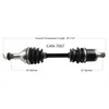 Tytaneum Replacement CV Axle Rear Right