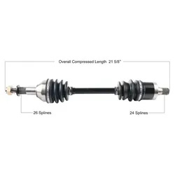 Tytaneum Replacement CV Axle Rear Left