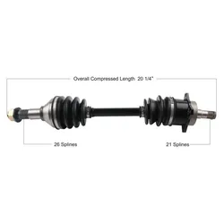 Tytaneum Replacement CV Axle Front Left