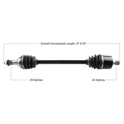 Tytaneum Replacement CV Axle Rear Right
