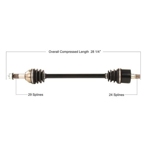Tytaneum Rear Left Replacement CV Axle
