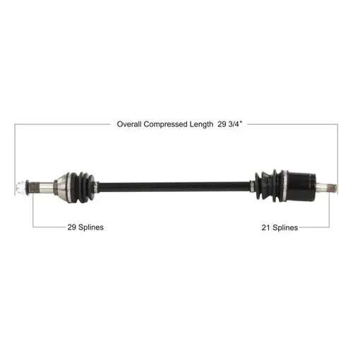 Tytaneum Rear Left Replacement CV Axle