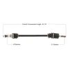 Tytaneum Front Left Replacement CV Axle