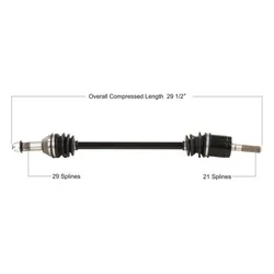 Tytaneum Front Left Replacement CV Axle