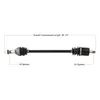 Tytaneum Front Right Replacement CV Axle
