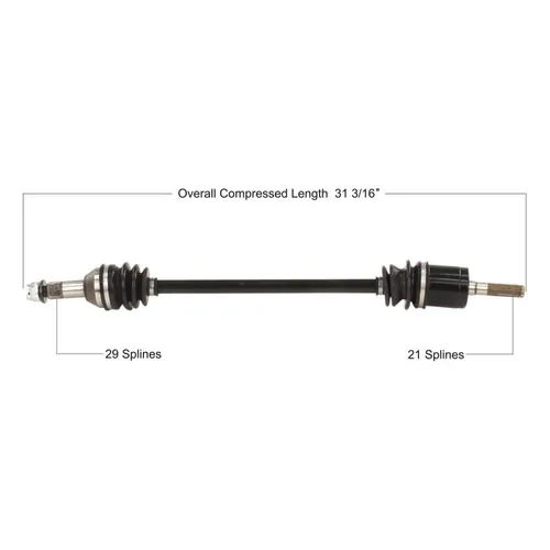 Tytaneum Rear Left Replacement CV Axle