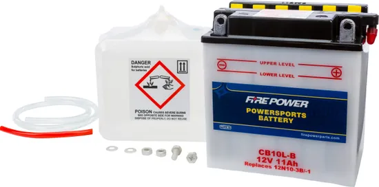 Fire Power Heavy Duty 12V Conventional Battery CB10L-B