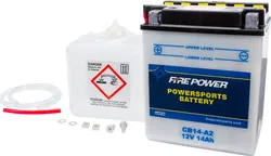 Fire Power Heavy Duty 12V Conventional Battery CB14-A2