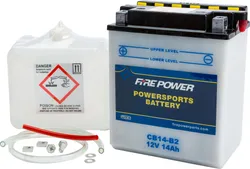 Fire Power Heavy Duty 12V Conventional Battery CB14-B2